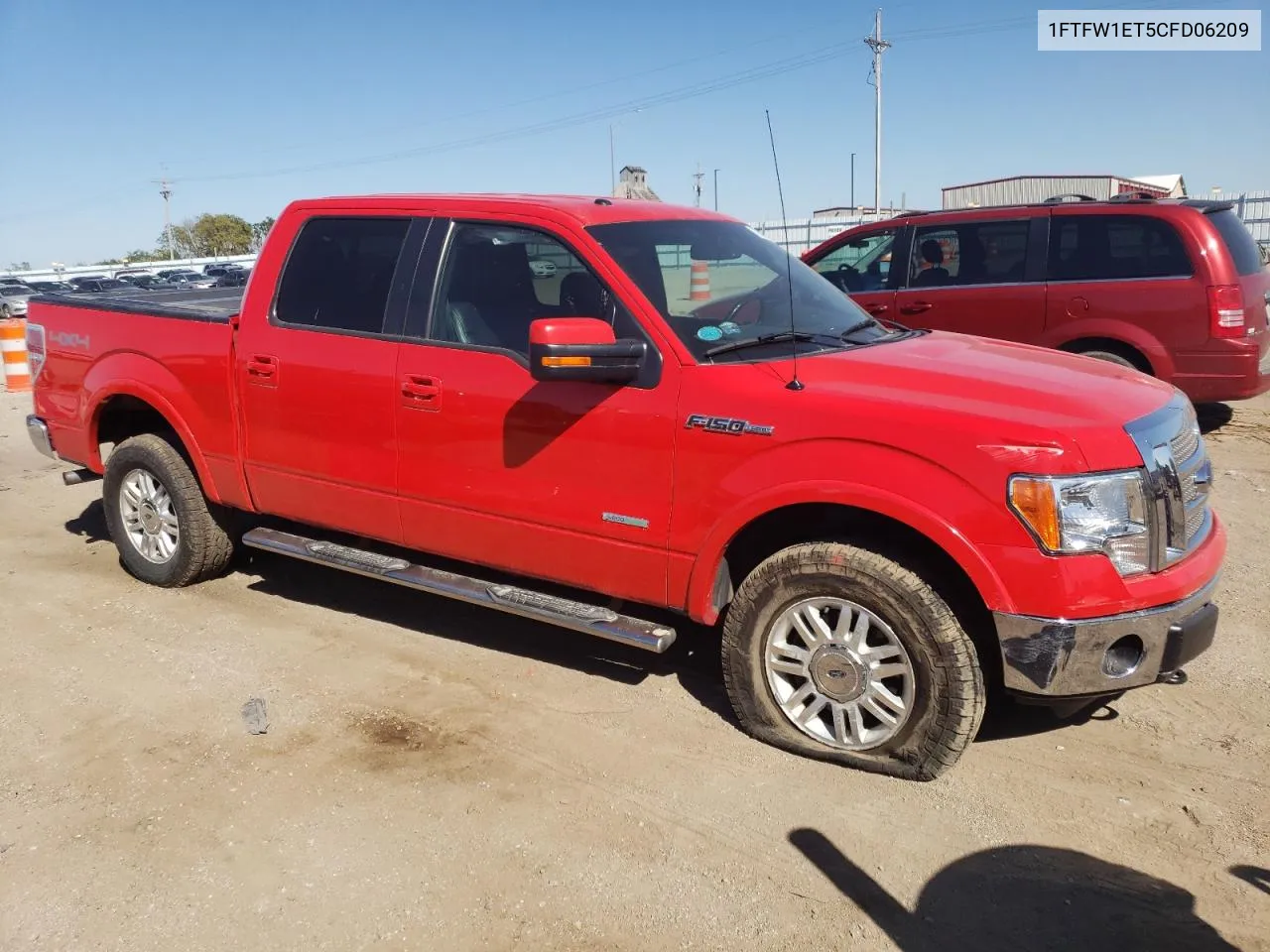 2012 Ford F150 Supercrew VIN: 1FTFW1ET5CFD06209 Lot: 70302324