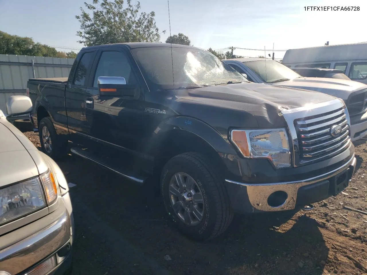 1FTFX1EF1CFA66728 2012 Ford F150 Super Cab