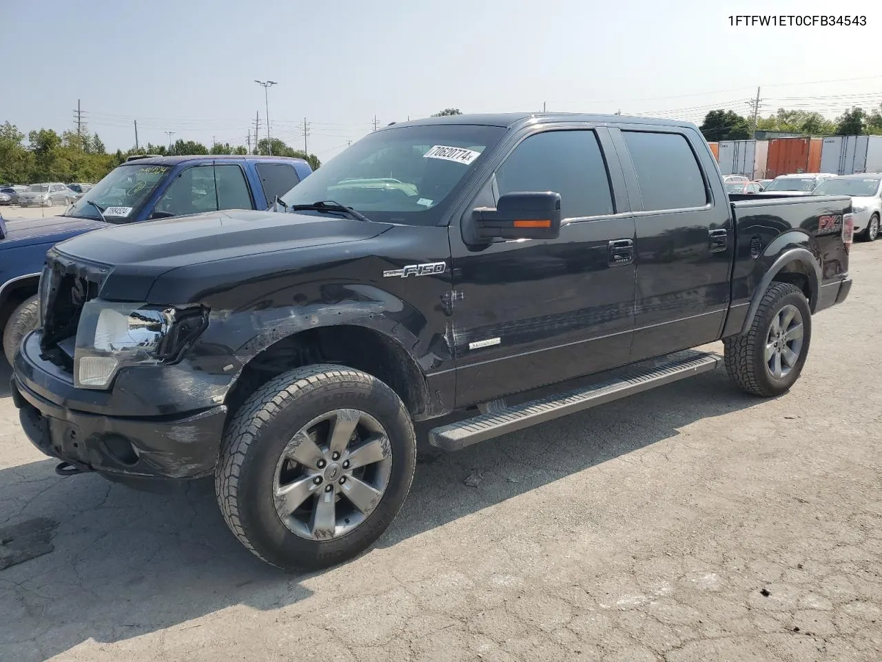 1FTFW1ET0CFB34543 2012 Ford F150 Supercrew