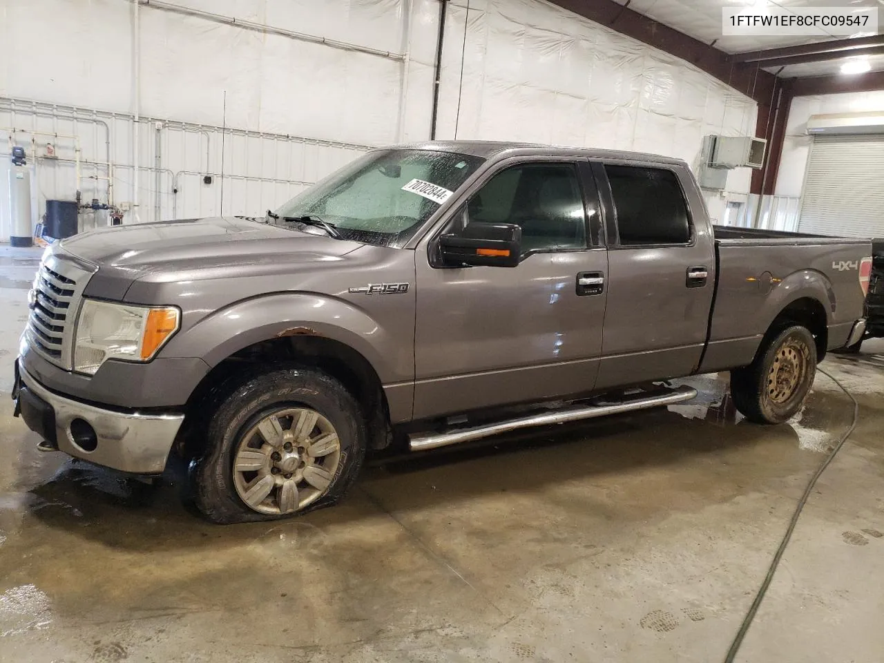 2012 Ford F150 Supercrew VIN: 1FTFW1EF8CFC09547 Lot: 70702844