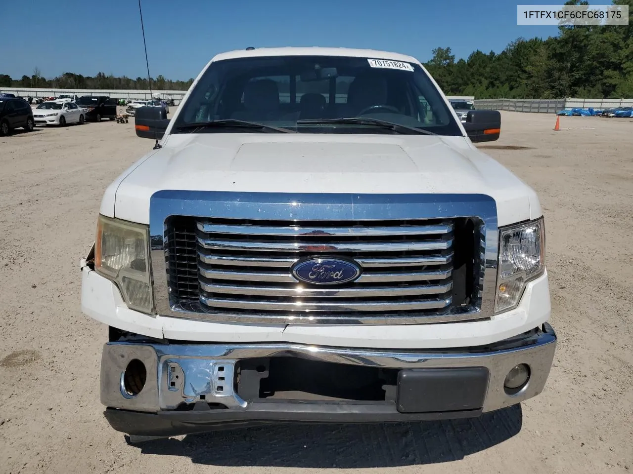 1FTFX1CF6CFC68175 2012 Ford F150 Super Cab