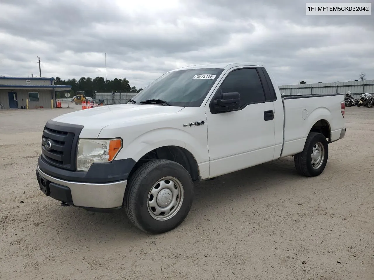 2012 Ford F150 VIN: 1FTMF1EM5CKD32042 Lot: 70772444