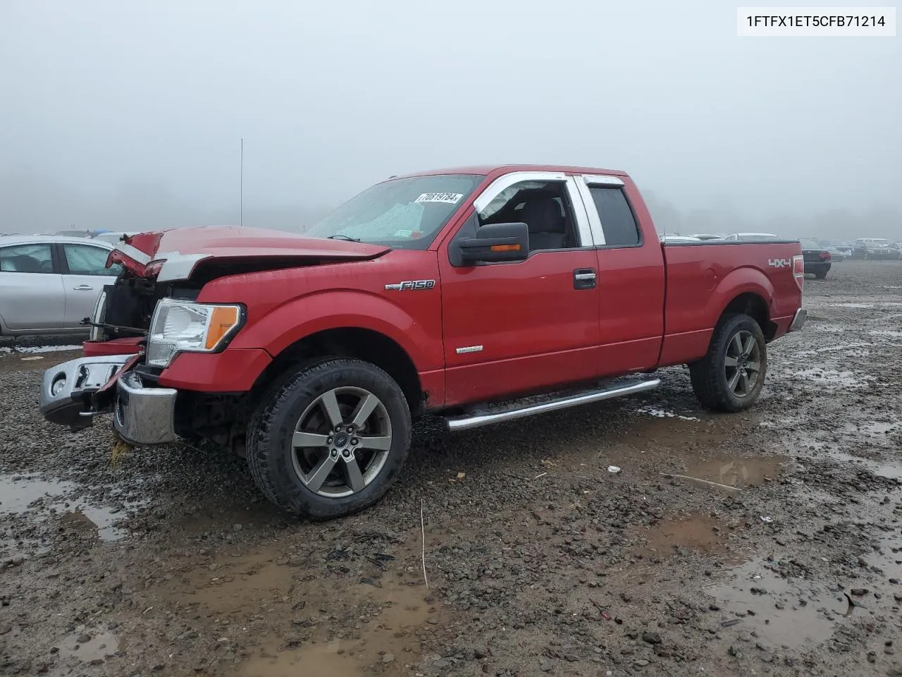 2012 Ford F150 Super Cab VIN: 1FTFX1ET5CFB71214 Lot: 70819784