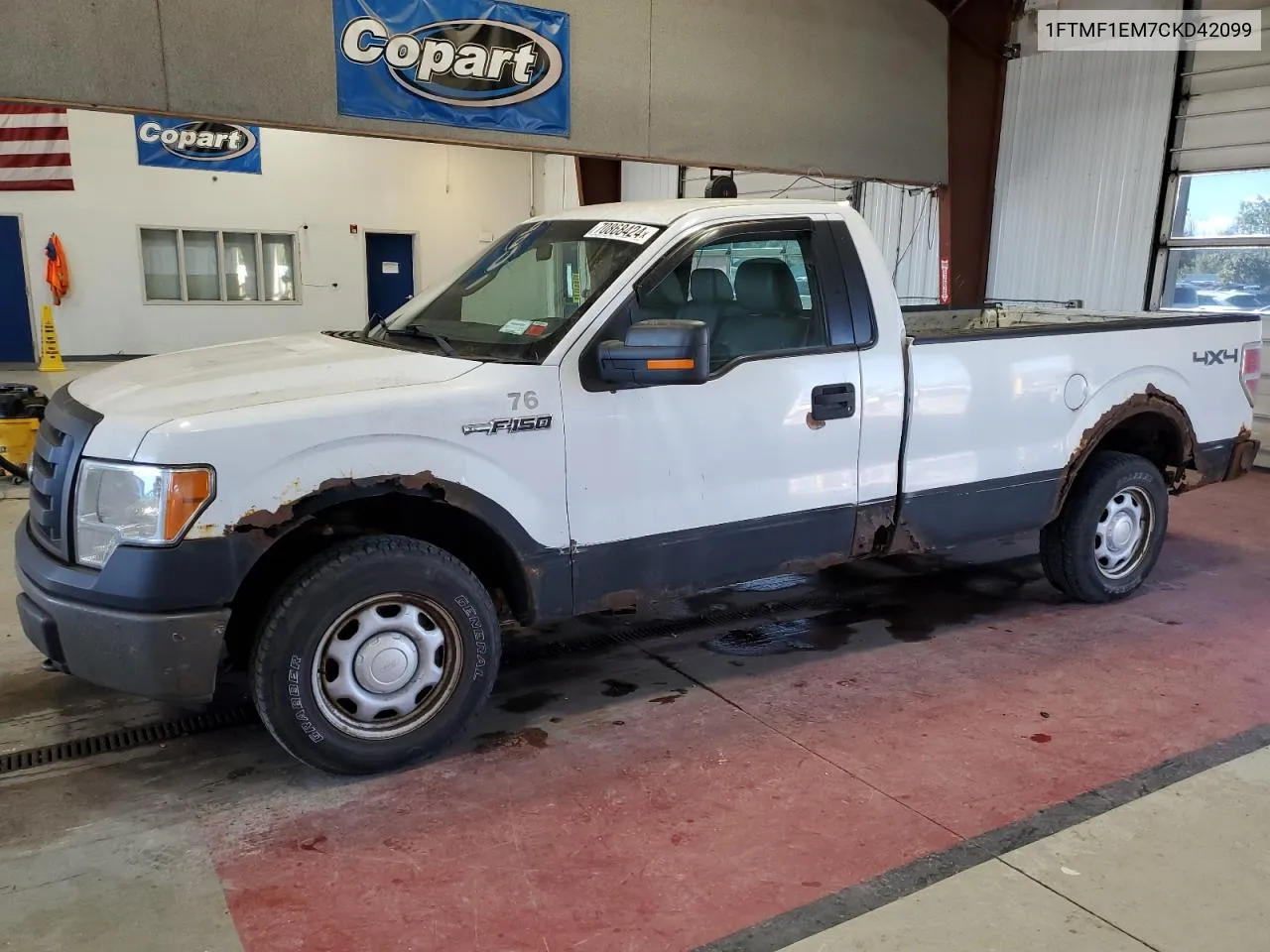 1FTMF1EM7CKD42099 2012 Ford F150