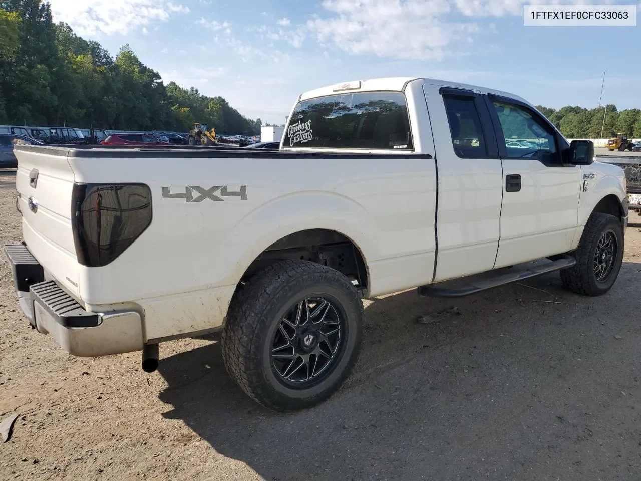 1FTFX1EF0CFC33063 2012 Ford F150 Super Cab