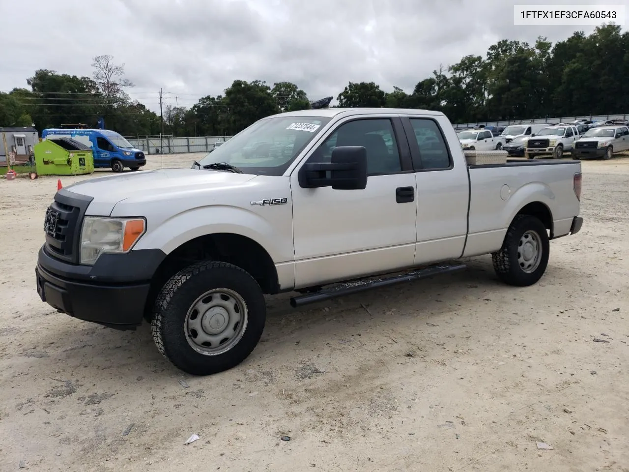 2012 Ford F150 Super Cab VIN: 1FTFX1EF3CFA60543 Lot: 71237544