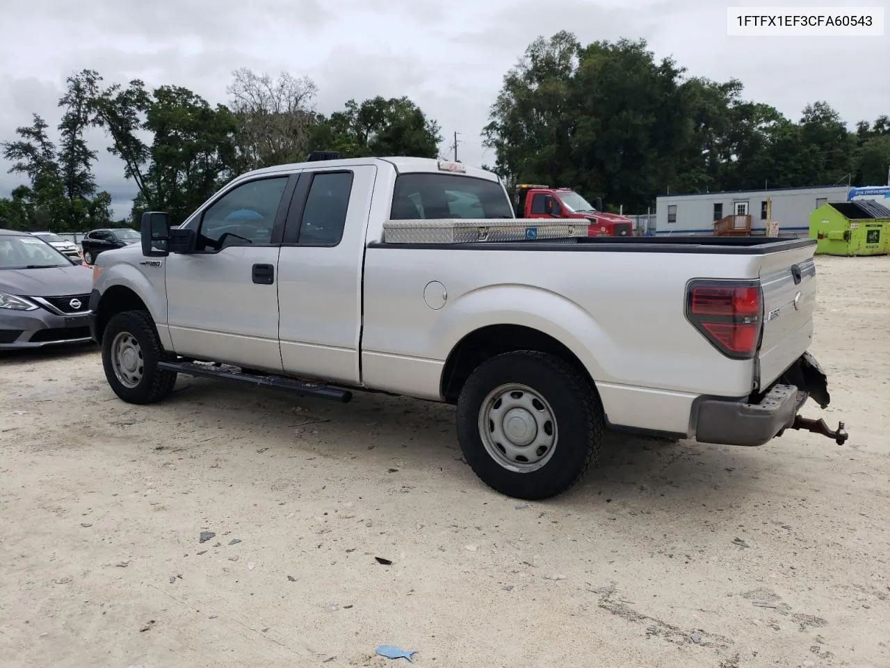 2012 Ford F150 Super Cab VIN: 1FTFX1EF3CFA60543 Lot: 71237544