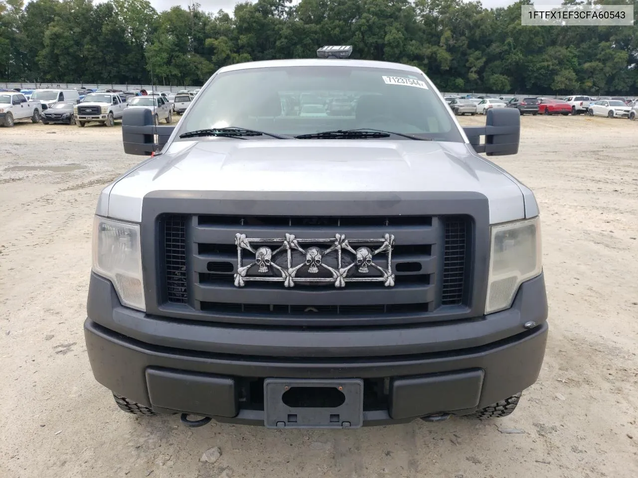 2012 Ford F150 Super Cab VIN: 1FTFX1EF3CFA60543 Lot: 71237544