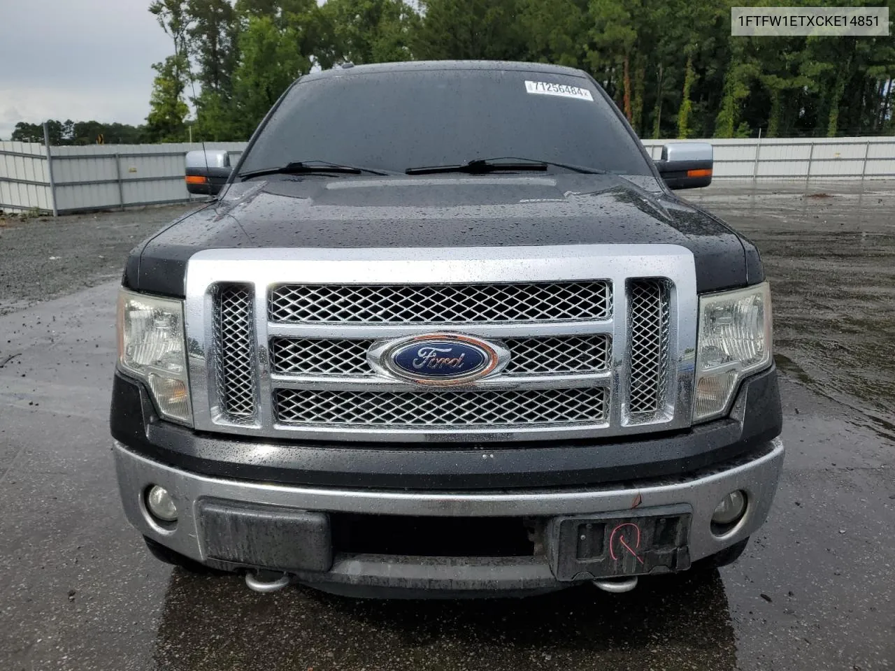 2012 Ford F150 Supercrew VIN: 1FTFW1ETXCKE14851 Lot: 71256484