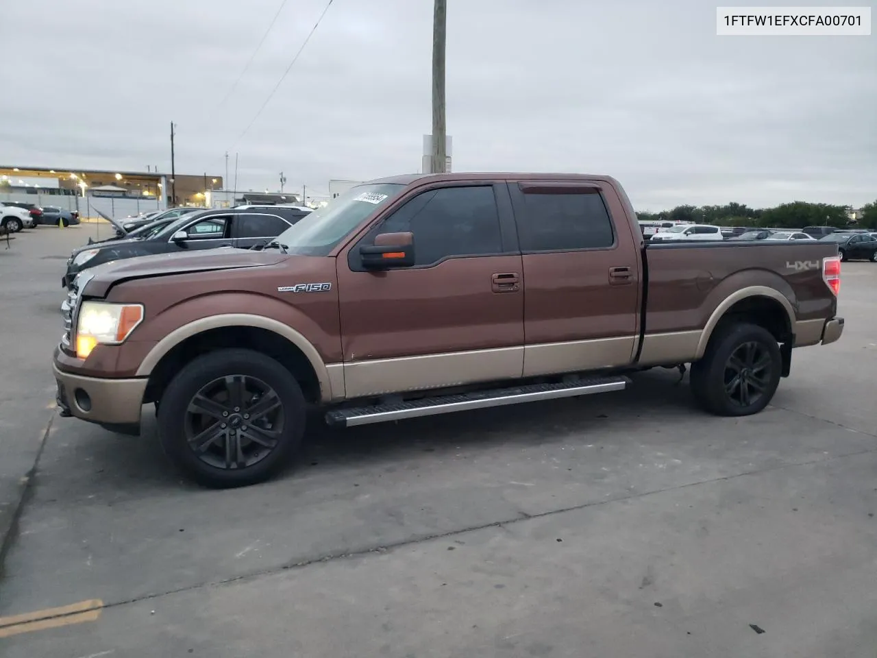 2012 Ford F150 Supercrew VIN: 1FTFW1EFXCFA00701 Lot: 71399954