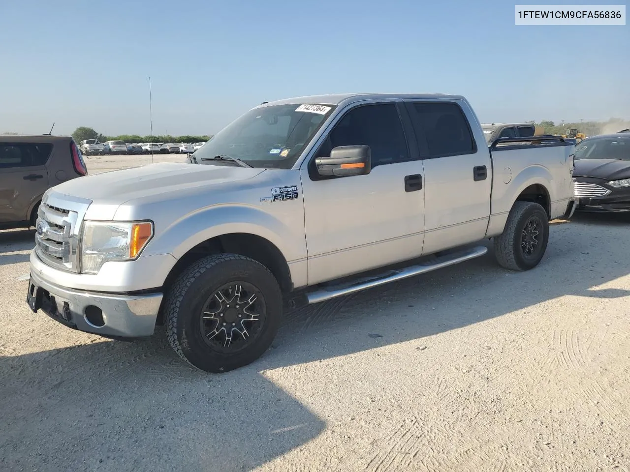 2012 Ford F150 Supercrew VIN: 1FTEW1CM9CFA56836 Lot: 71427364