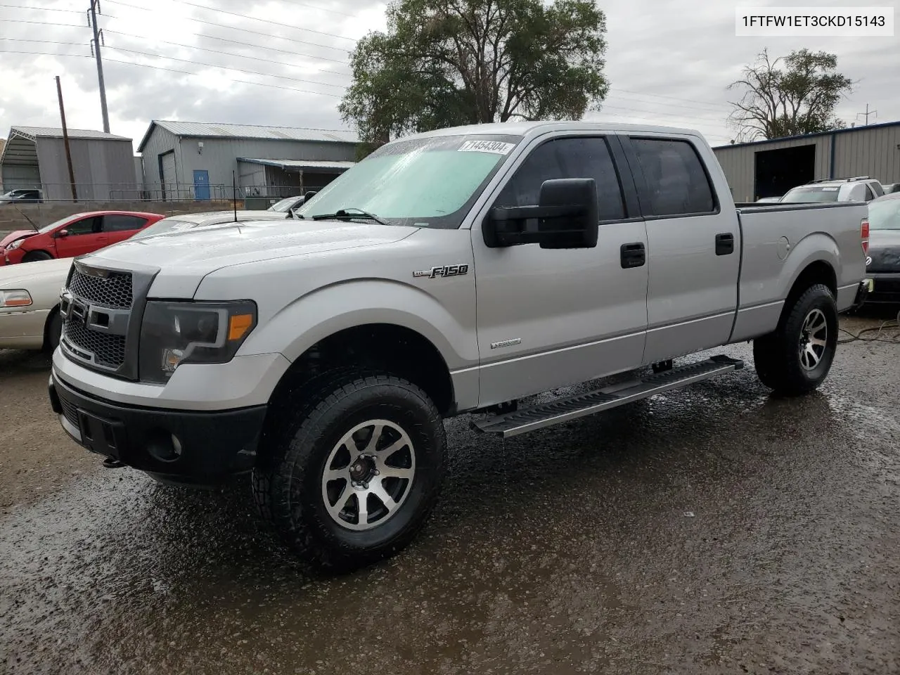 2012 Ford F150 Supercrew VIN: 1FTFW1ET3CKD15143 Lot: 71454304