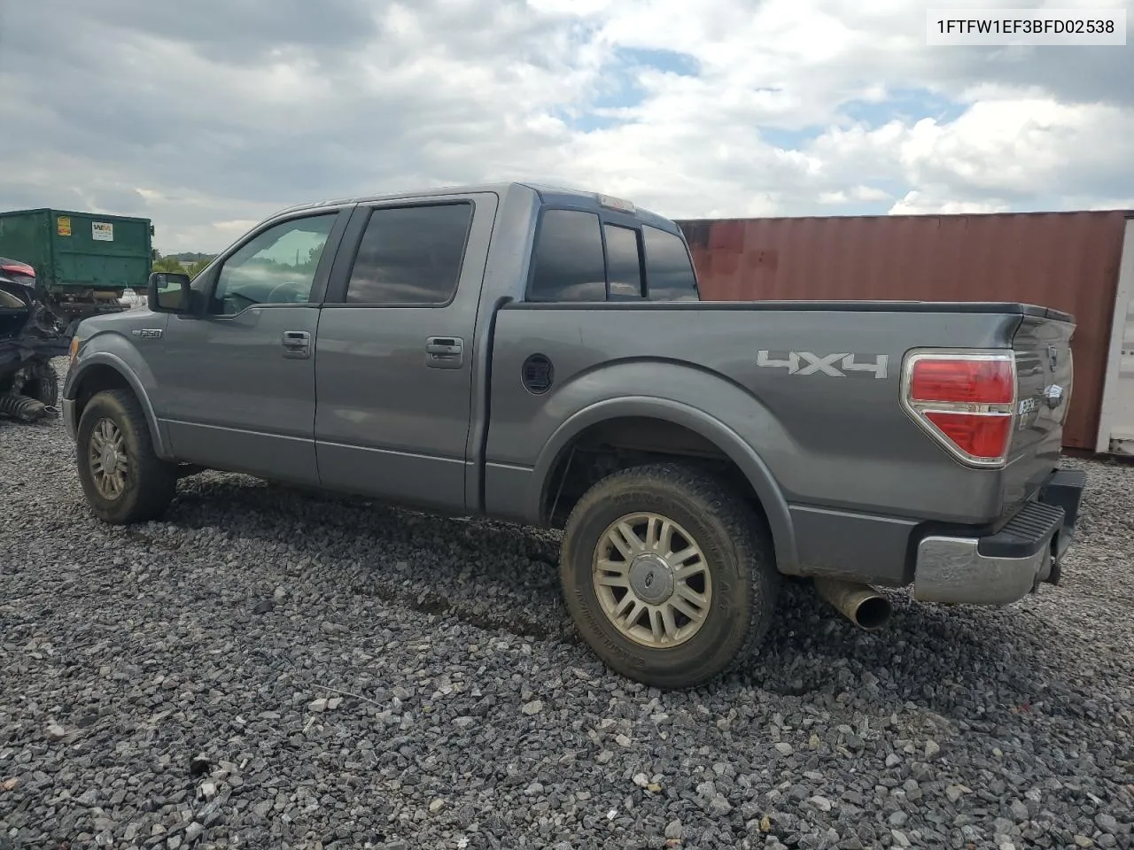 2012 Ford F150 Supercrew VIN: 1FTFW1EF3BFD02538 Lot: 71472844