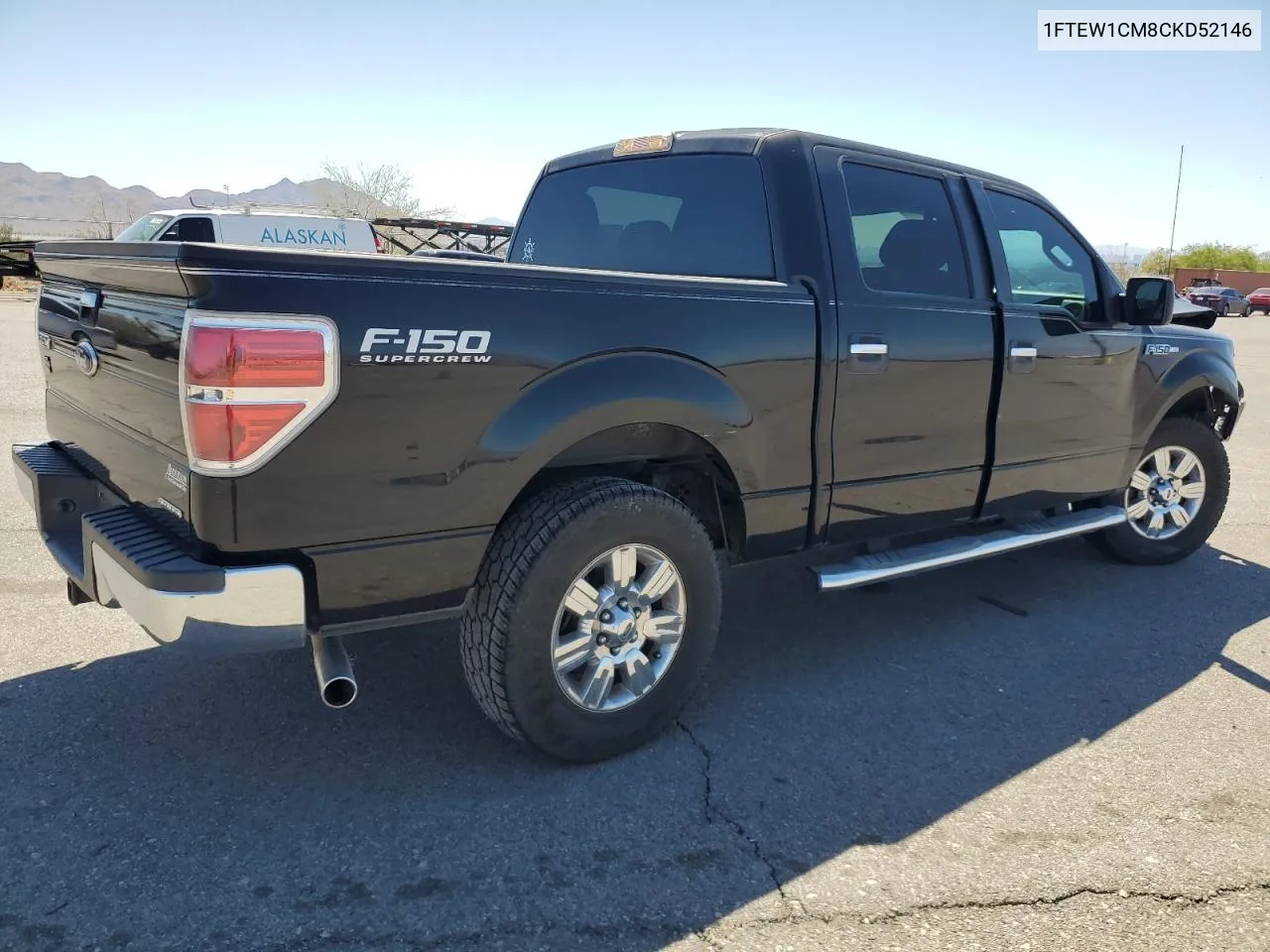 2012 Ford F150 Supercrew VIN: 1FTEW1CM8CKD52146 Lot: 71686184