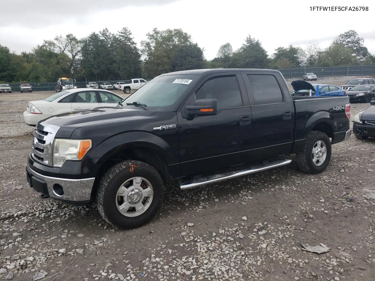 2012 Ford F150 Supercrew VIN: 1FTFW1EF5CFA26798 Lot: 71735104