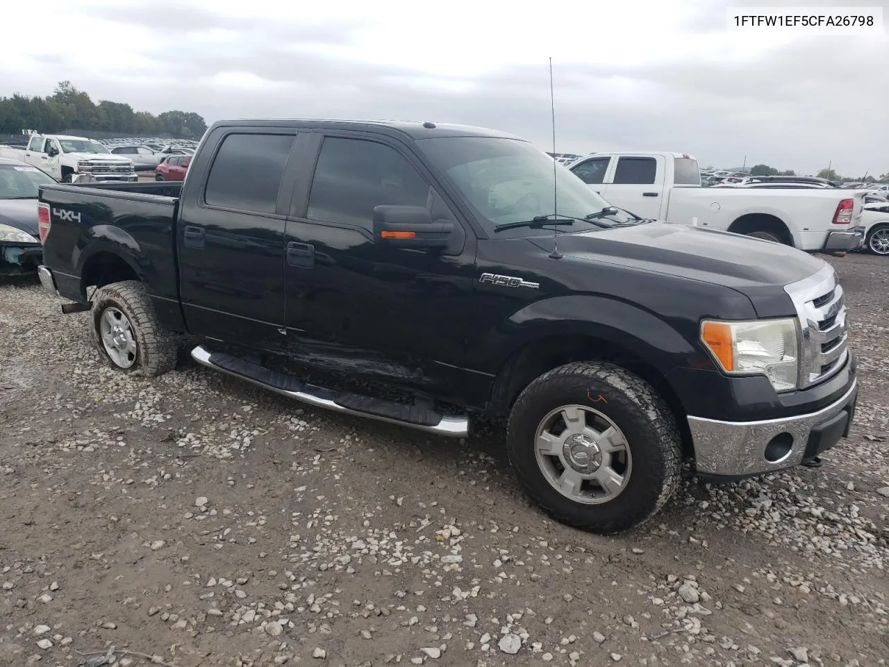 2012 Ford F150 Supercrew VIN: 1FTFW1EF5CFA26798 Lot: 71735104