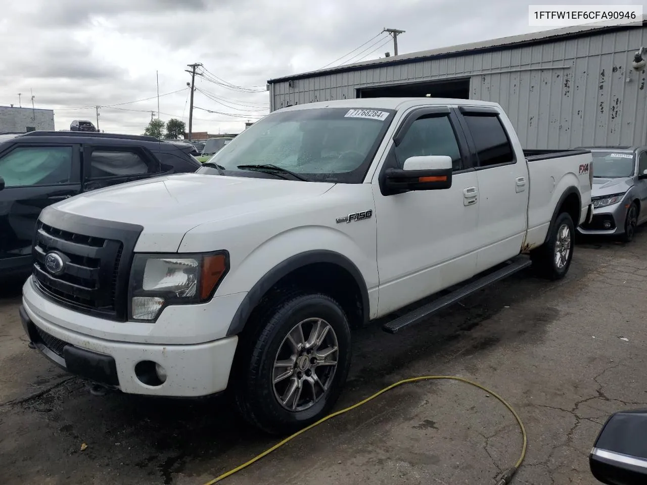 2012 Ford F150 Supercrew VIN: 1FTFW1EF6CFA90946 Lot: 71768284