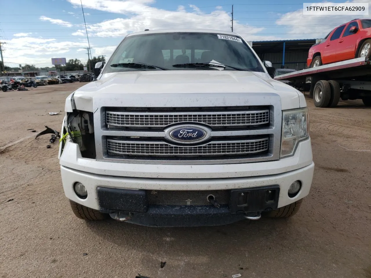 2012 Ford F150 Supercrew VIN: 1FTFW1ET6CFA62909 Lot: 71821944