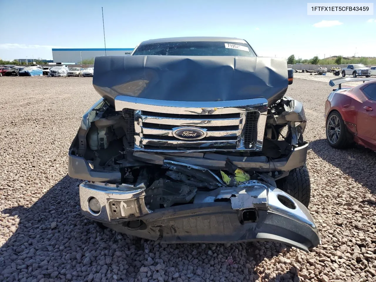 1FTFX1ET5CFB43459 2012 Ford F150 Super Cab