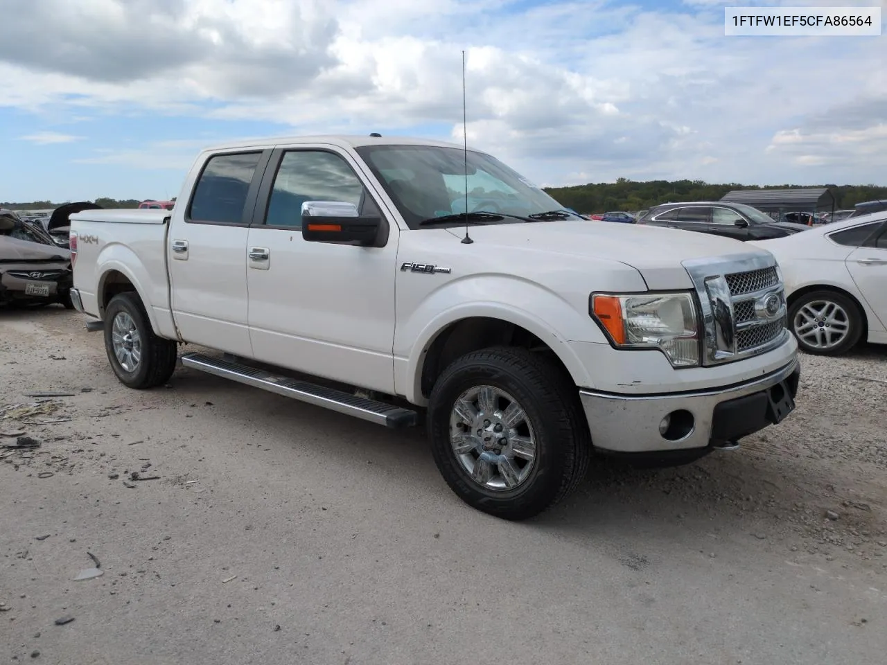 2012 Ford F150 Supercrew VIN: 1FTFW1EF5CFA86564 Lot: 72004724