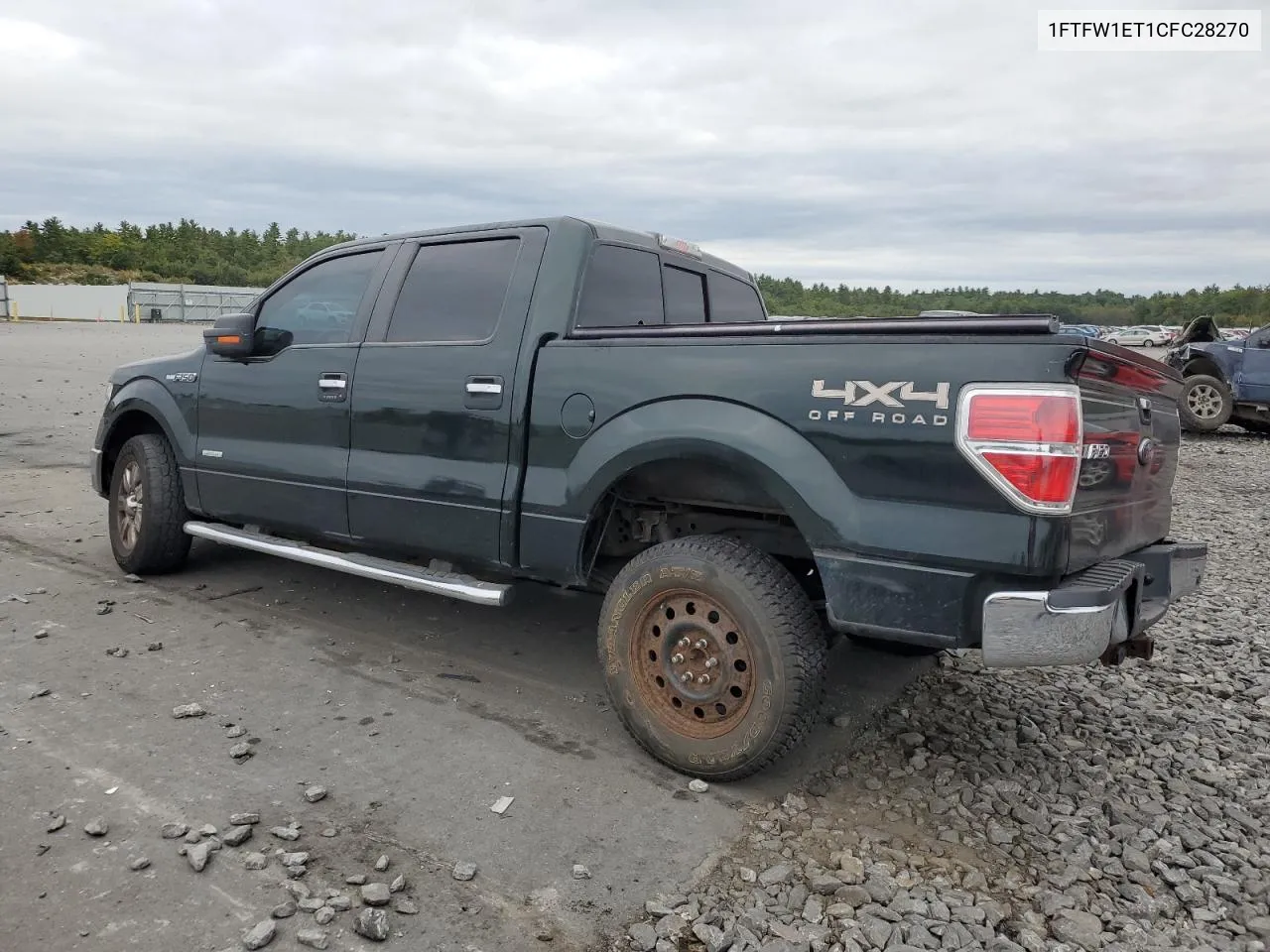 2012 Ford F150 Supercrew VIN: 1FTFW1ET1CFC28270 Lot: 72368554