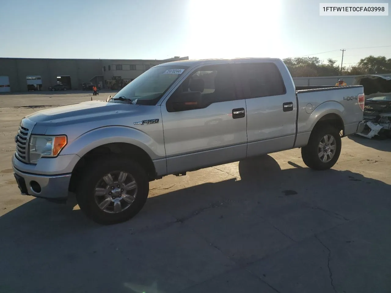 2012 Ford F150 Supercrew VIN: 1FTFW1ET0CFA03998 Lot: 72470244