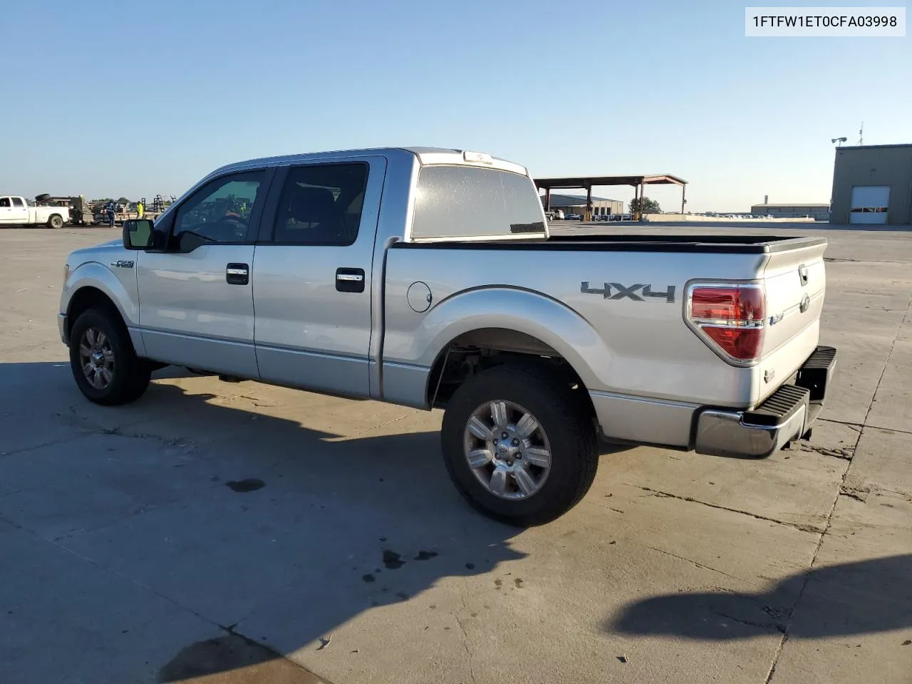 2012 Ford F150 Supercrew VIN: 1FTFW1ET0CFA03998 Lot: 72470244