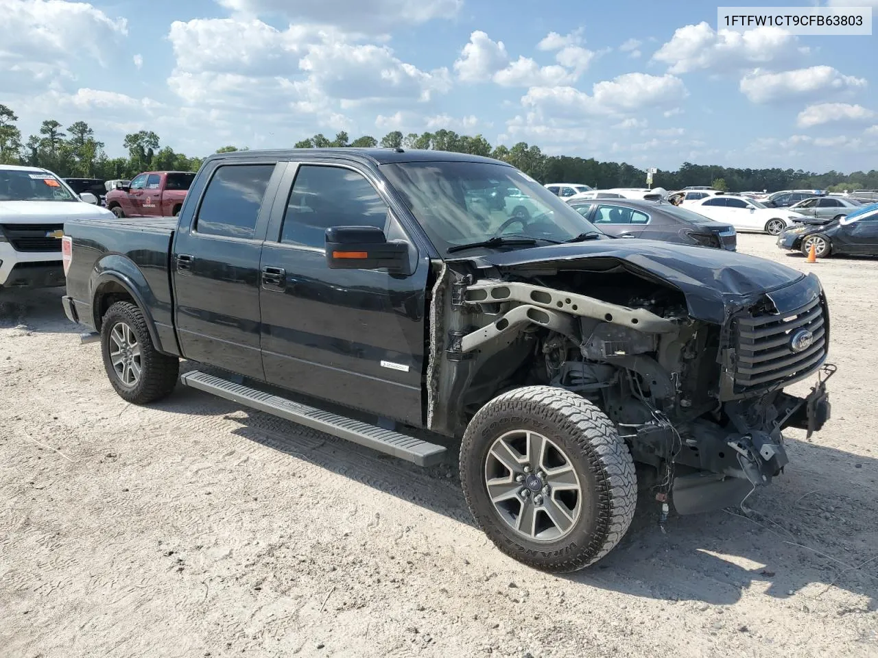 2012 Ford F150 Supercrew VIN: 1FTFW1CT9CFB63803 Lot: 72577134