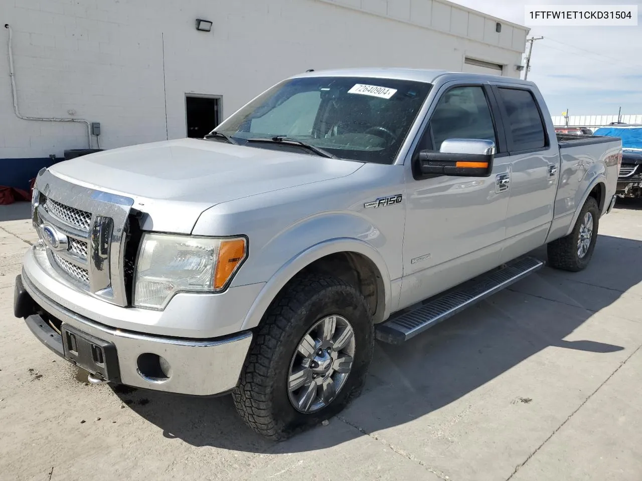 1FTFW1ET1CKD31504 2012 Ford F150 Supercrew