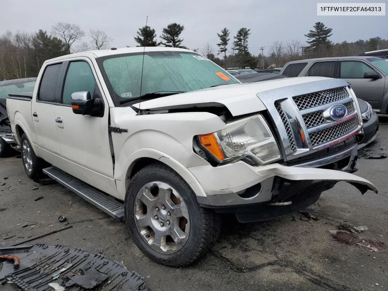 2012 Ford F150 Supercrew VIN: 1FTFW1EF2CFA64313 Lot: 72675604