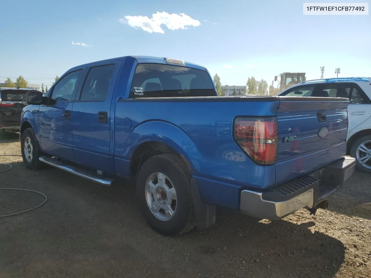 1FTFW1EF1CFB77492 2012 Ford F150 Supercrew