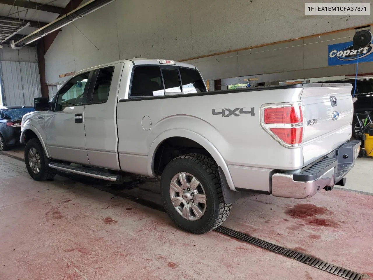 1FTEX1EM1CFA37871 2012 Ford F150 Super Cab