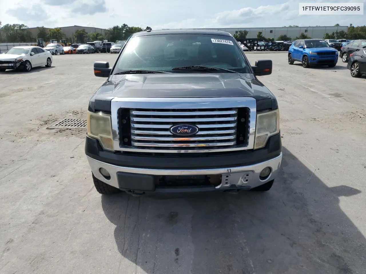 2012 Ford F150 Supercrew VIN: 1FTFW1ET9CFC39095 Lot: 73027474