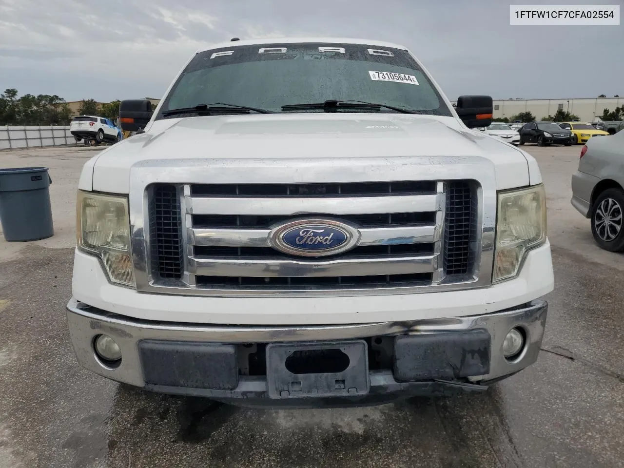 2012 Ford F150 Supercrew VIN: 1FTFW1CF7CFA02554 Lot: 73105644