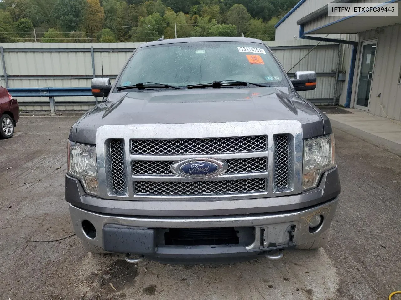 2012 Ford F150 Supercrew VIN: 1FTFW1ETXCFC39445 Lot: 73175764