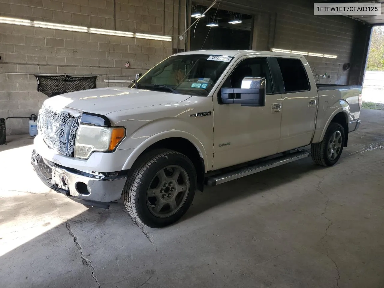 1FTFW1ET7CFA03125 2012 Ford F150 Supercrew