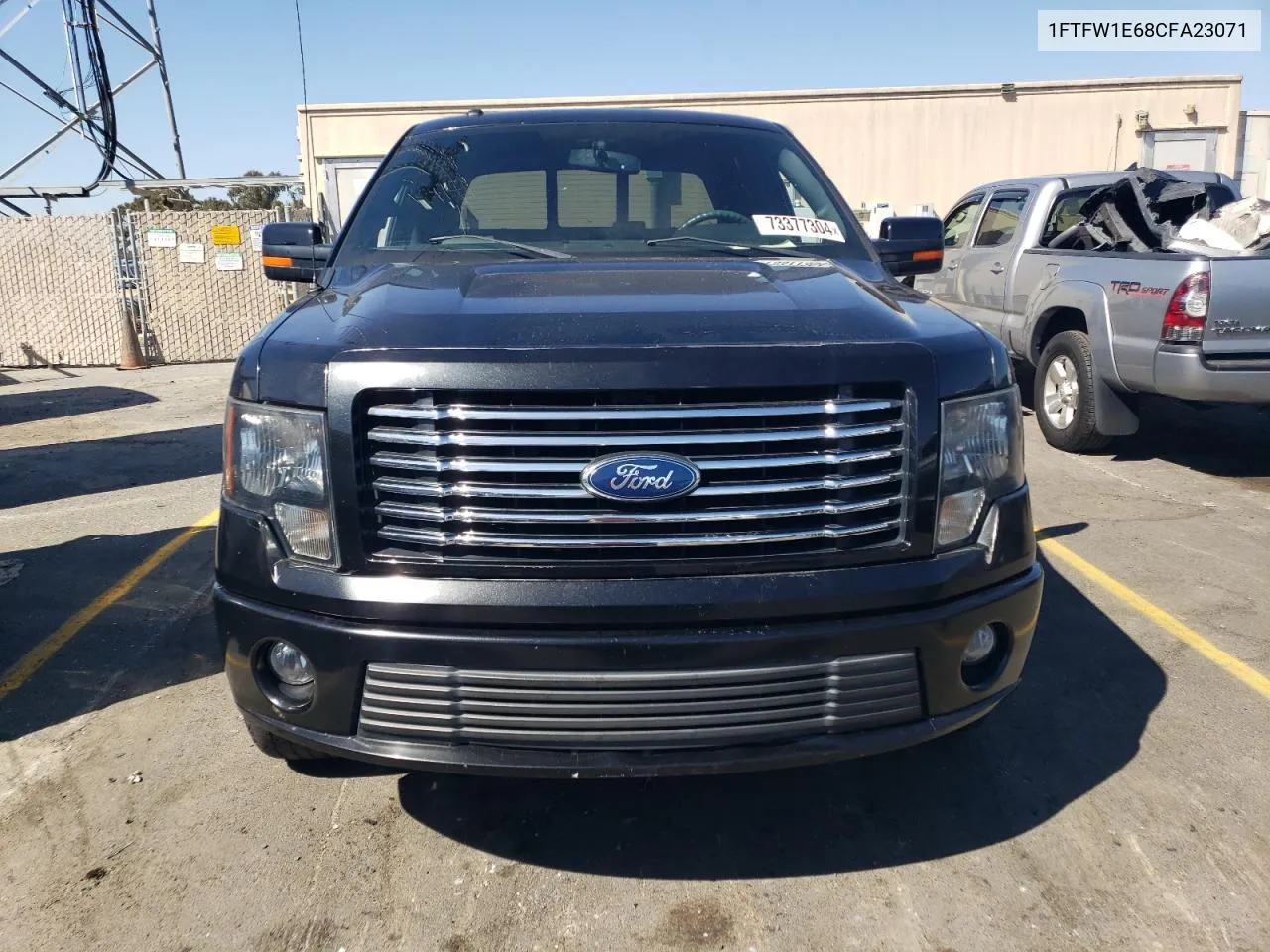 2012 Ford F150 Supercrew VIN: 1FTFW1E68CFA23071 Lot: 73377304