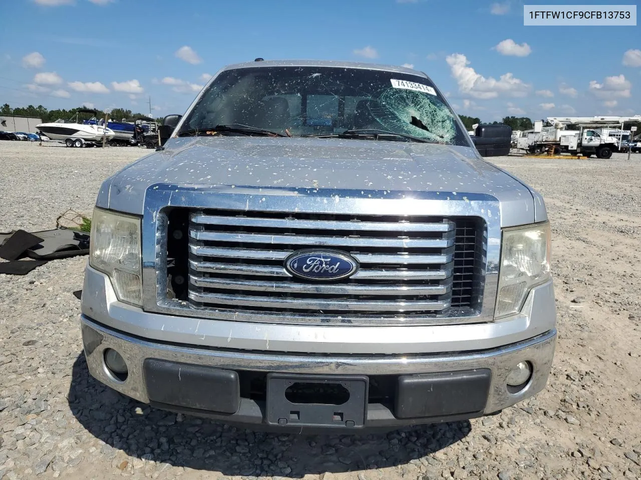 2012 Ford F150 Supercrew VIN: 1FTFW1CF9CFB13753 Lot: 74133414