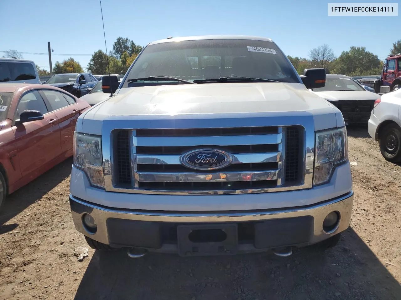 1FTFW1EF0CKE14111 2012 Ford F150 Supercrew