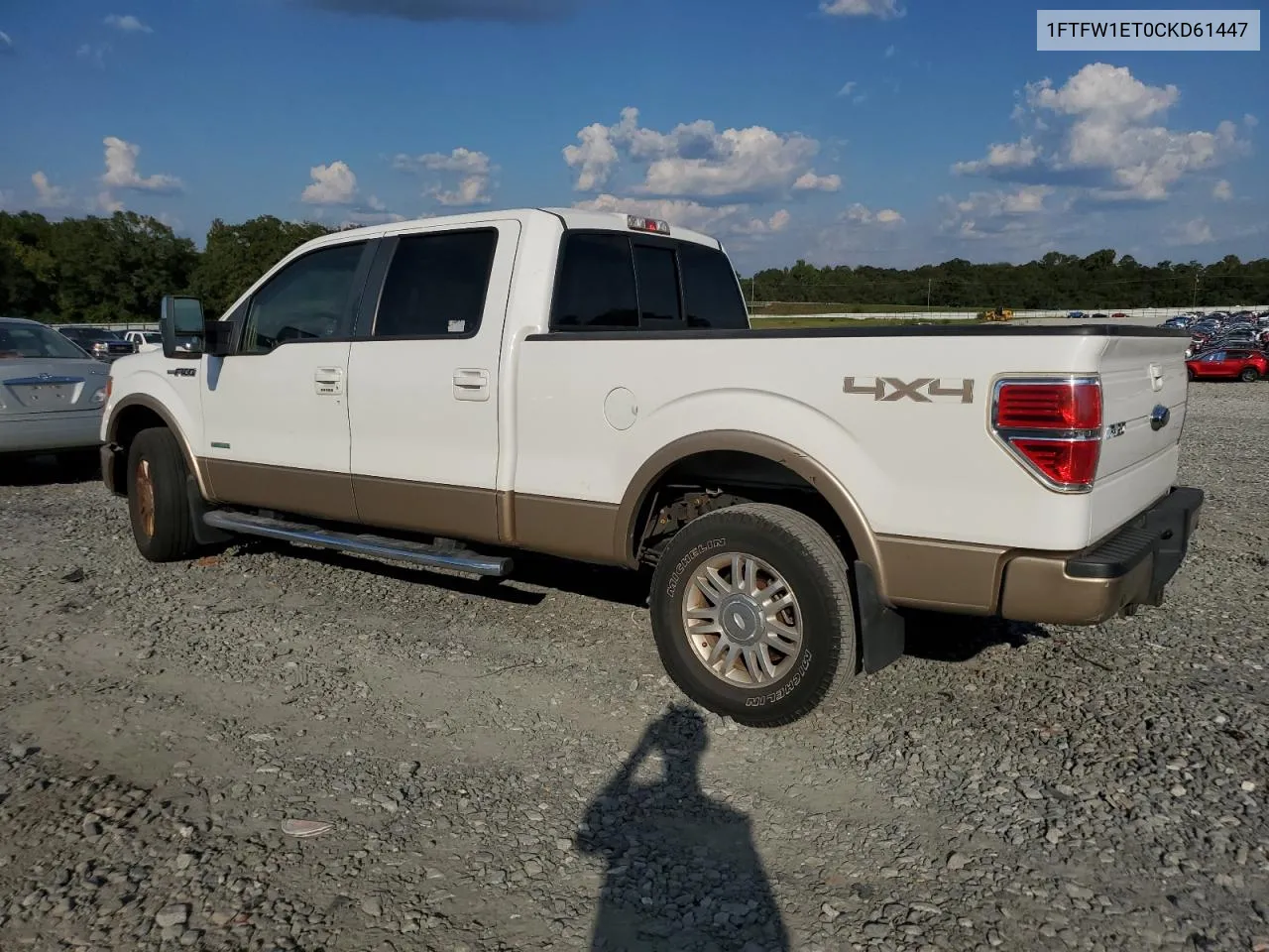 1FTFW1ET0CKD61447 2012 Ford F150 Supercrew