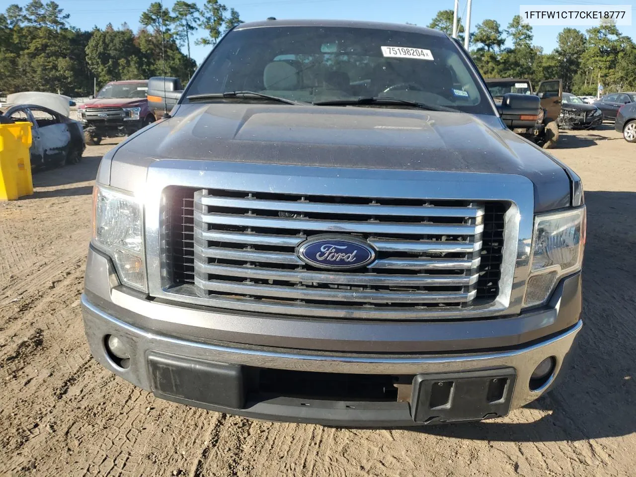 1FTFW1CT7CKE18777 2012 Ford F150 Supercrew