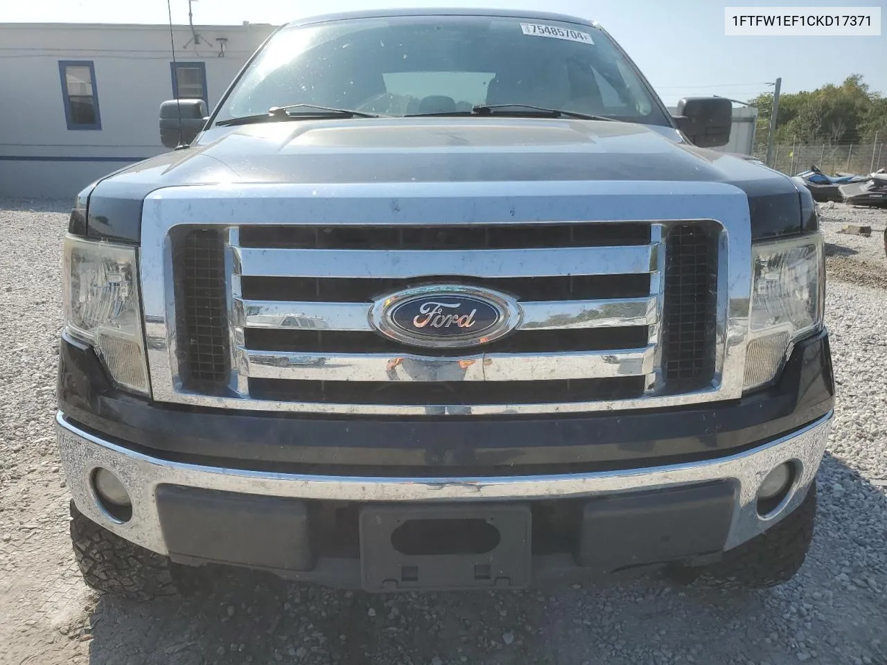 2012 Ford F150 Supercrew VIN: 1FTFW1EF1CKD17371 Lot: 75485704