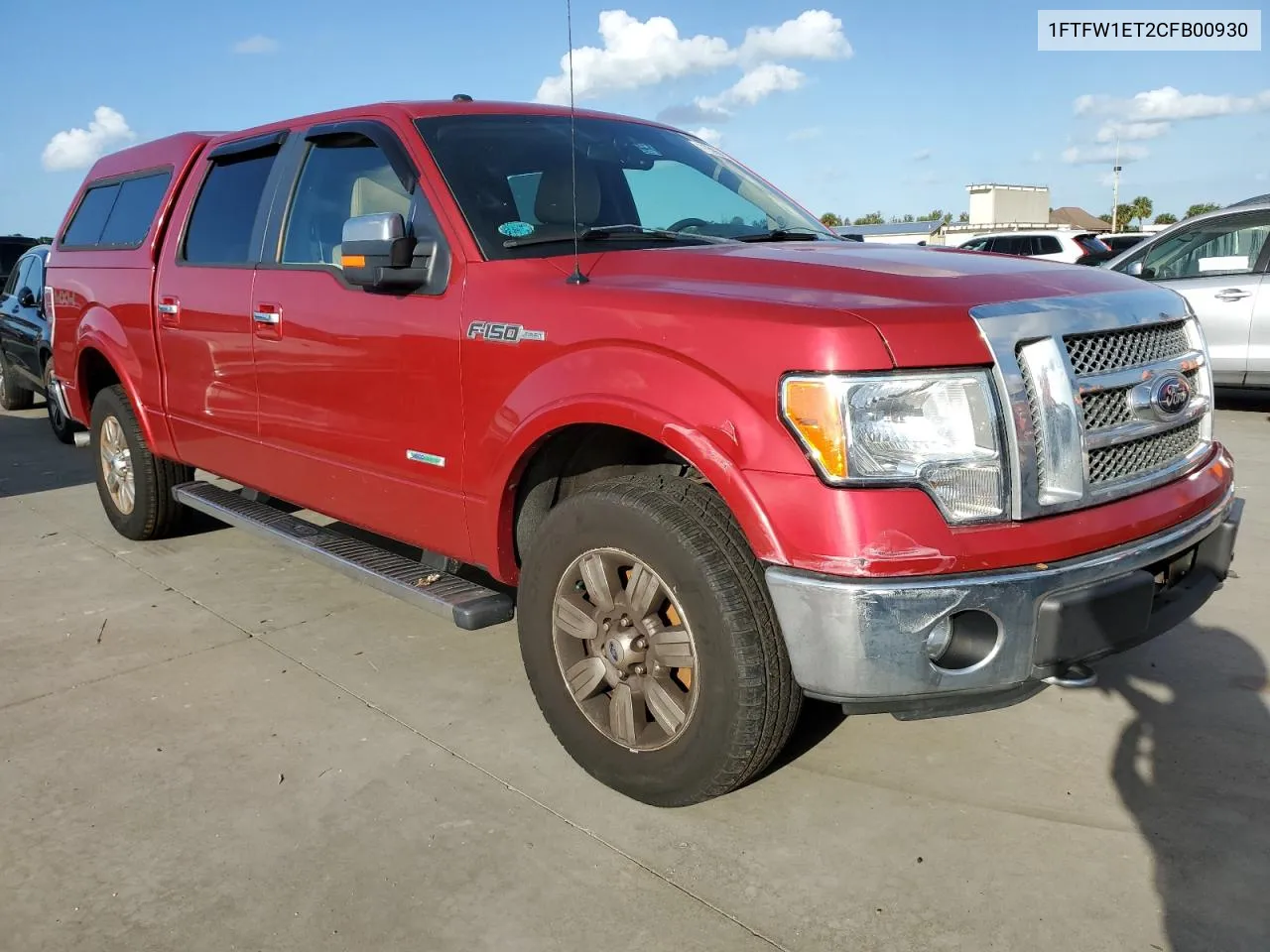 2012 Ford F150 Supercrew VIN: 1FTFW1ET2CFB00930 Lot: 75595694