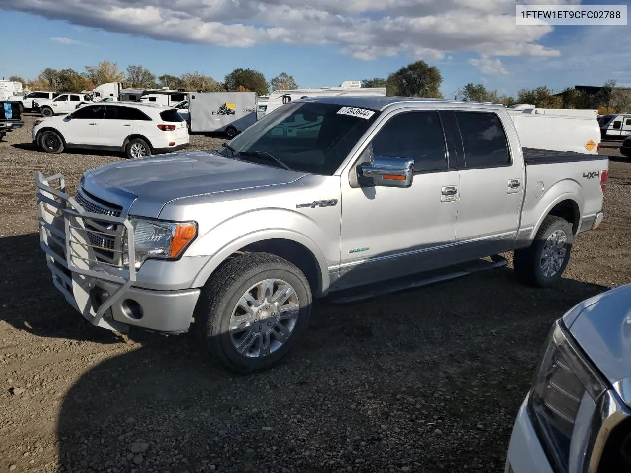 2012 Ford F150 Supercrew VIN: 1FTFW1ET9CFC02788 Lot: 77343644