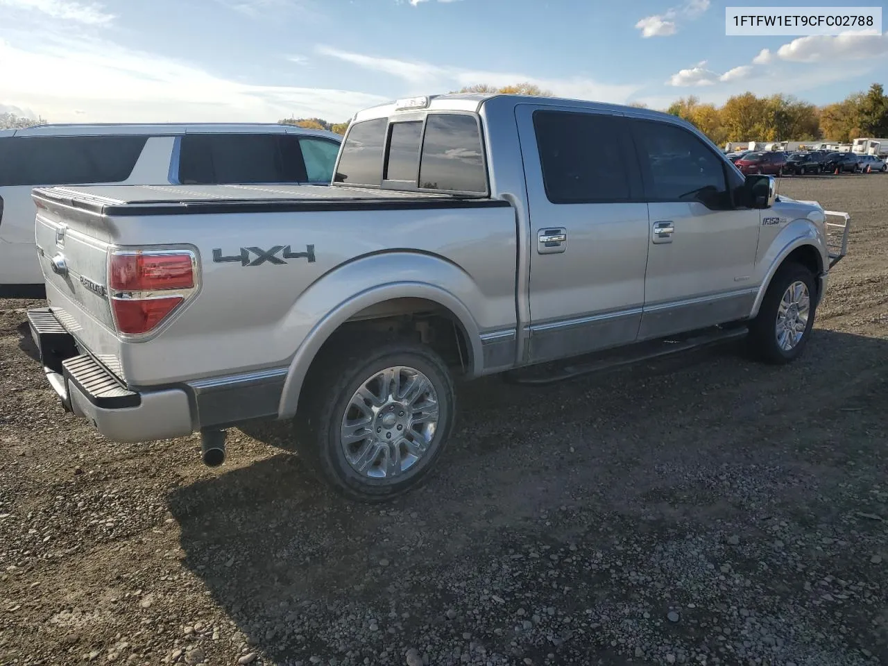 2012 Ford F150 Supercrew VIN: 1FTFW1ET9CFC02788 Lot: 77343644