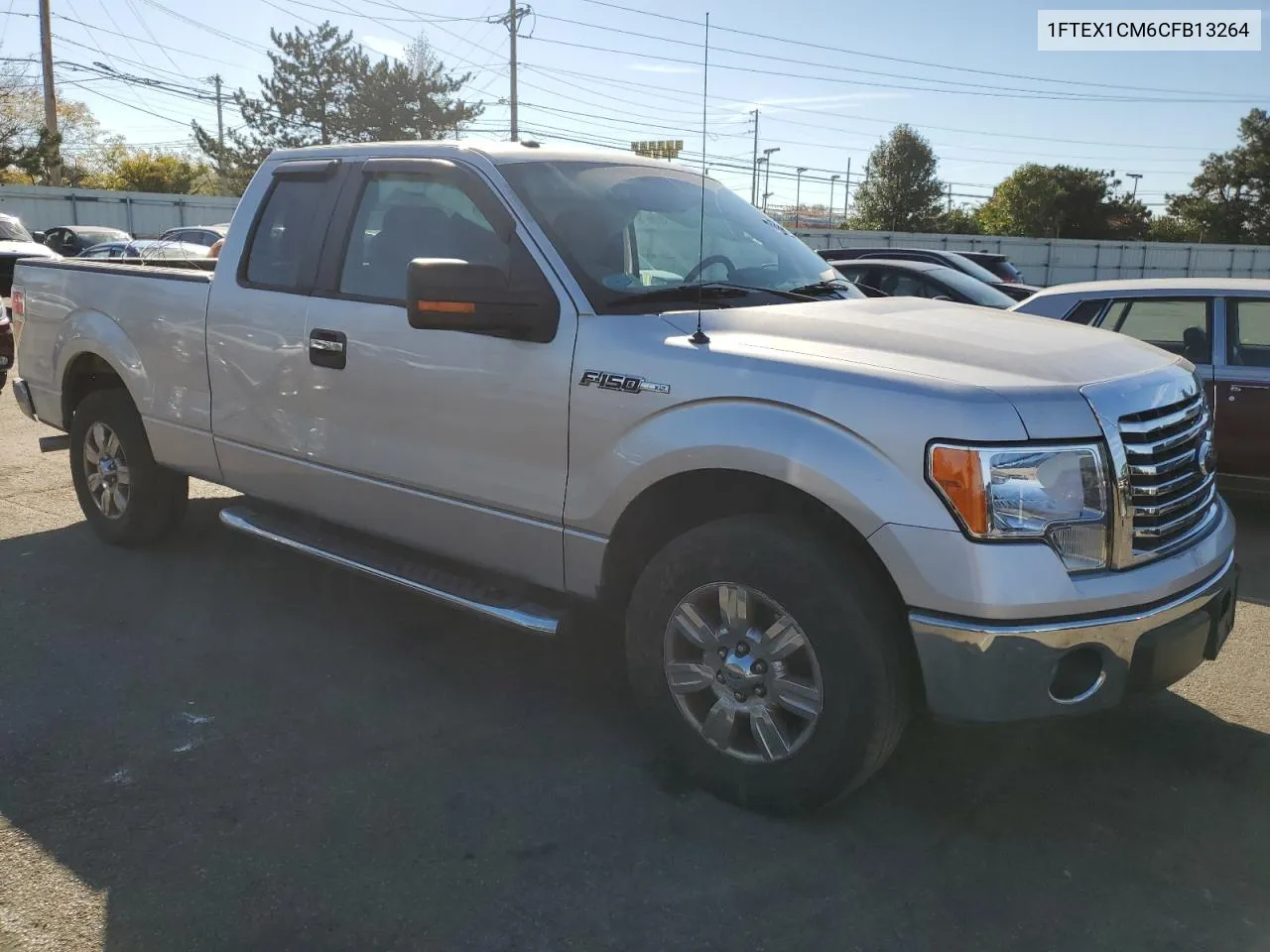 2012 Ford F150 Super Cab VIN: 1FTEX1CM6CFB13264 Lot: 77440784