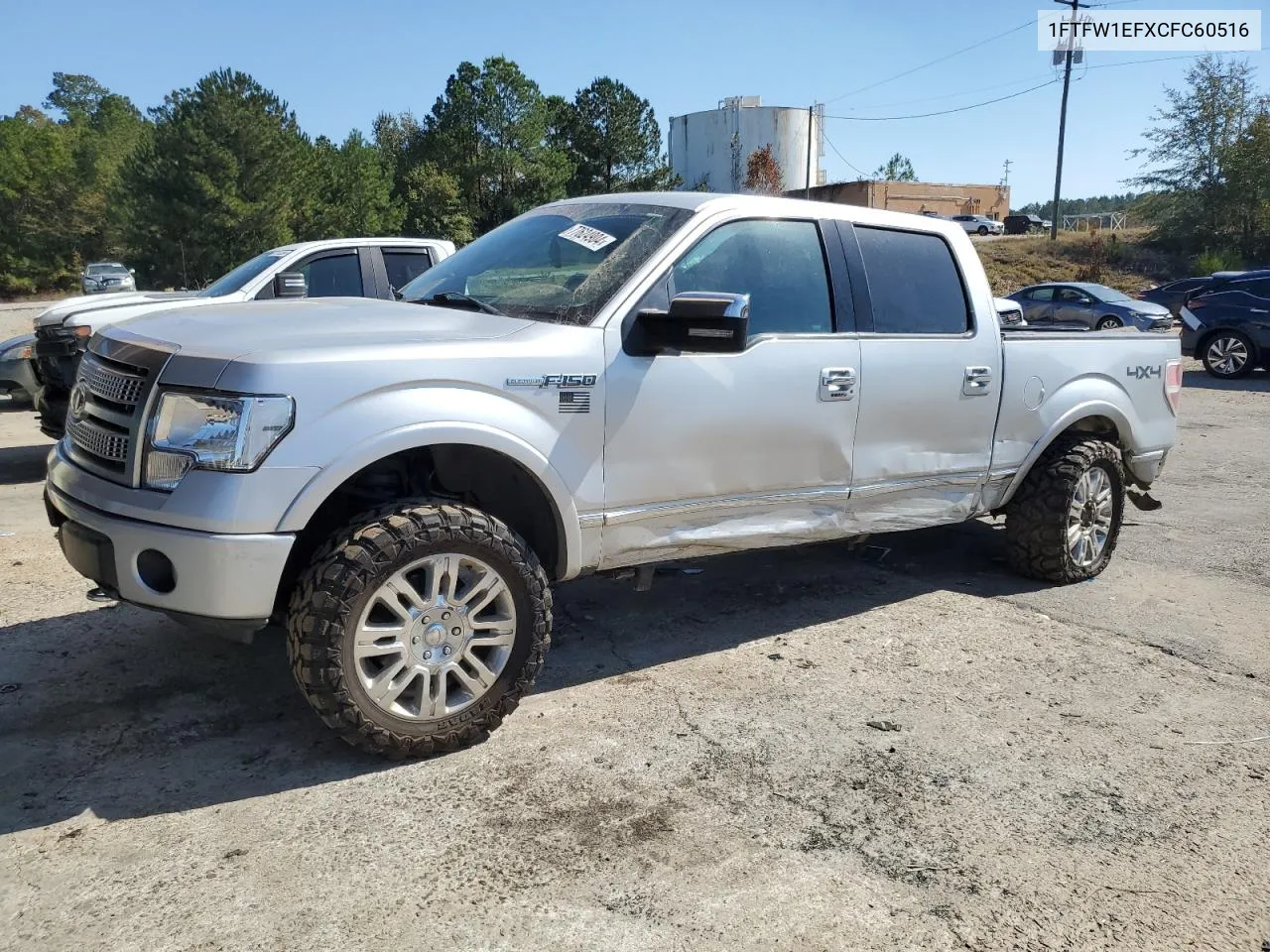 2012 Ford F150 Supercrew VIN: 1FTFW1EFXCFC60516 Lot: 77624904