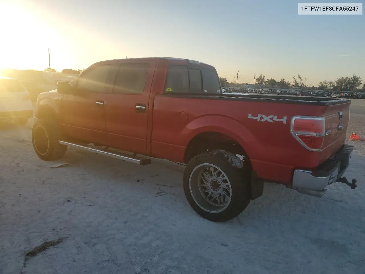 2012 Ford F150 Supercrew VIN: 1FTFW1EF3CFA55247 Lot: 77664484