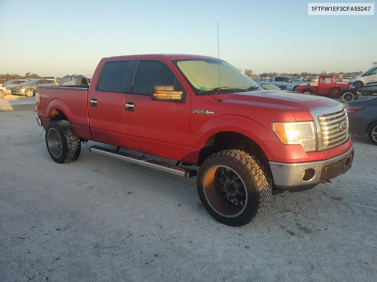 2012 Ford F150 Supercrew VIN: 1FTFW1EF3CFA55247 Lot: 77664484