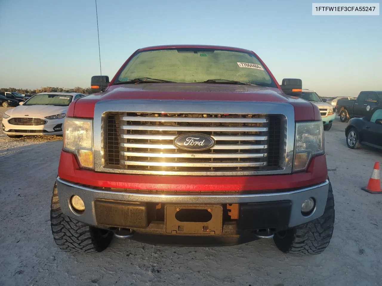 2012 Ford F150 Supercrew VIN: 1FTFW1EF3CFA55247 Lot: 77664484